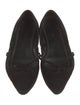 Prada Suede Cutout Accent D'Orsay Flats
