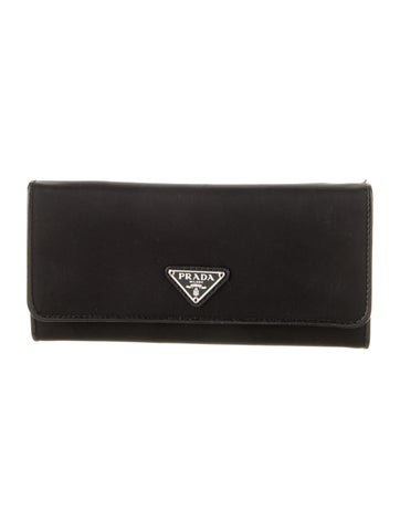 Prada Wallets Tessuto Continental Wallet