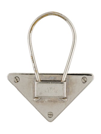 Prada Metal Black Keychain