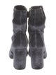 Prada Velvet Animal Print Boots