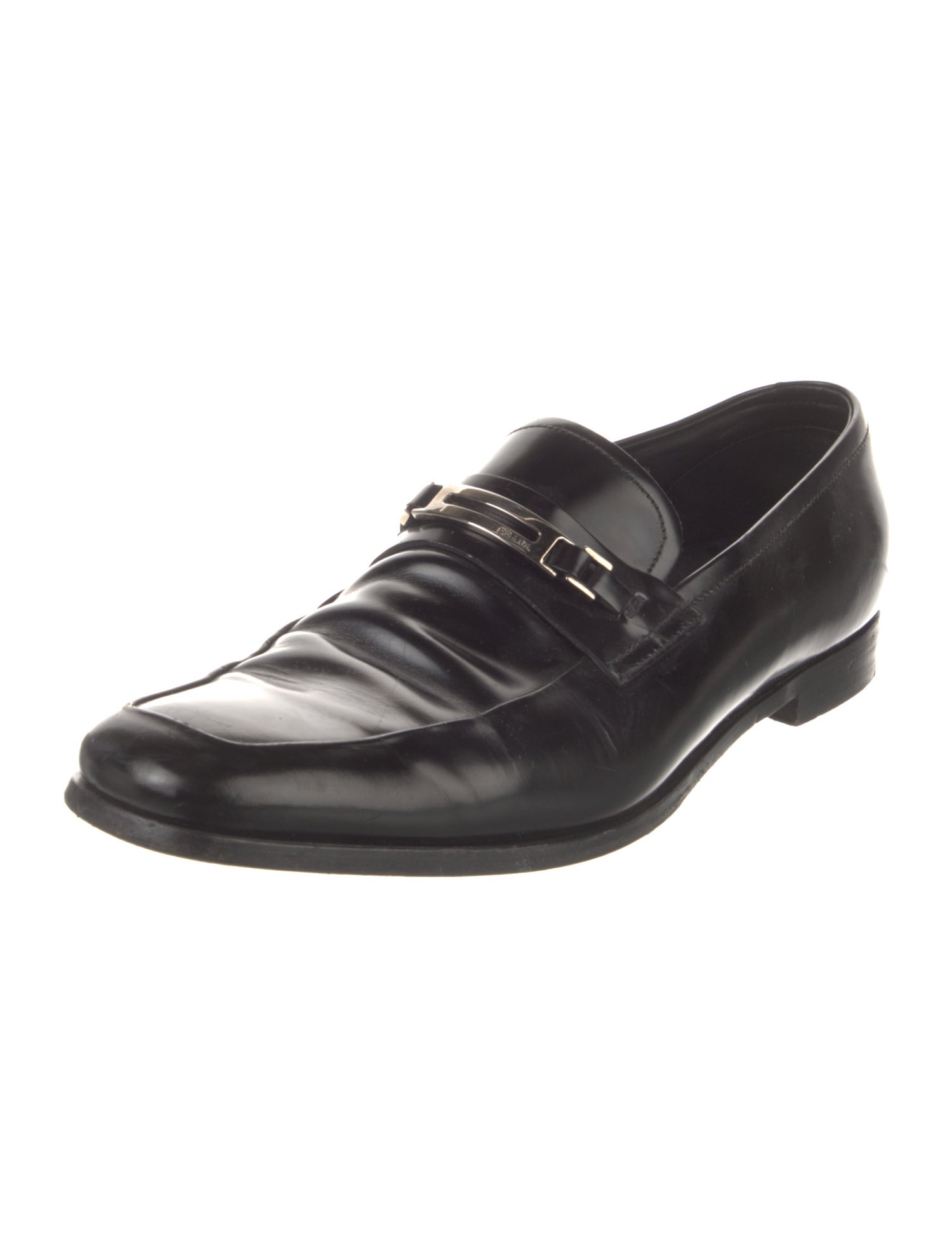 Prada Leather Dress Loafers