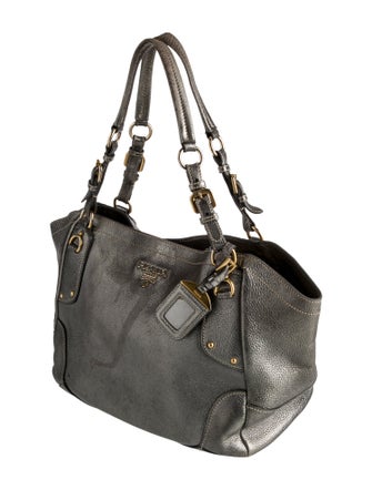 Prada Vitello Daino Leather Top Handle Bag