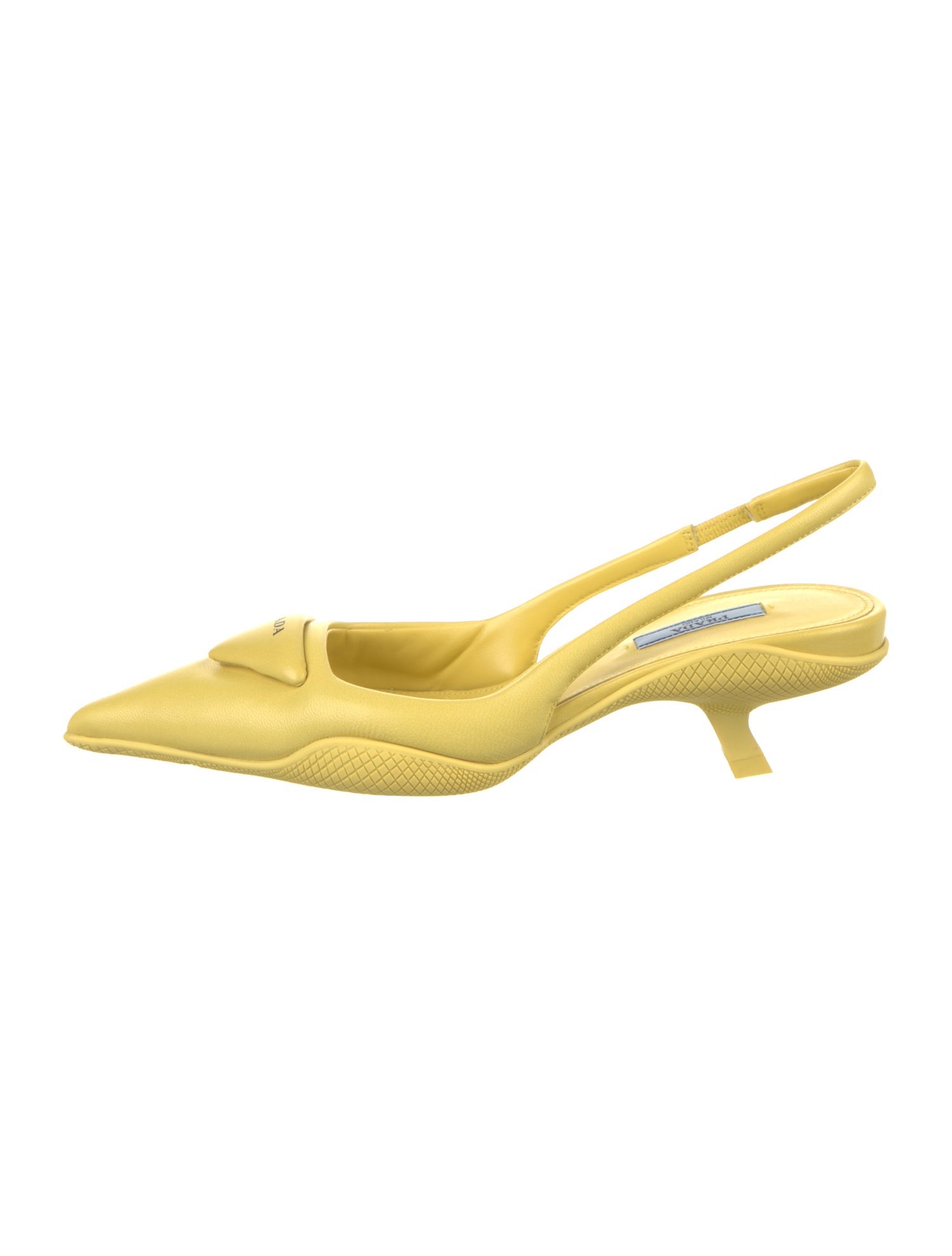 Prada Leather Slingback Pumps