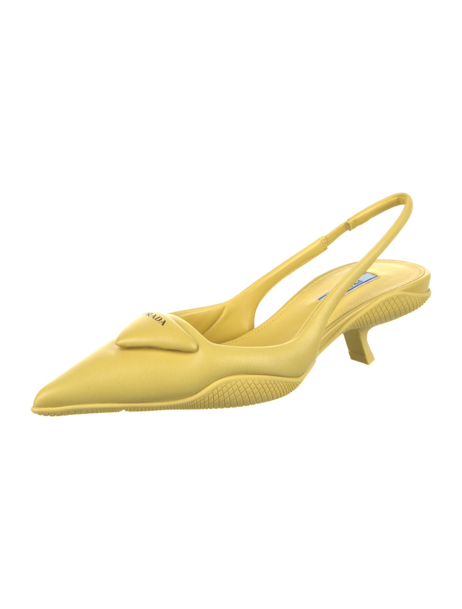 Prada Leather Slingback Pumps