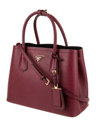 Prada Saffiano Lux Leather Top Handle Bag