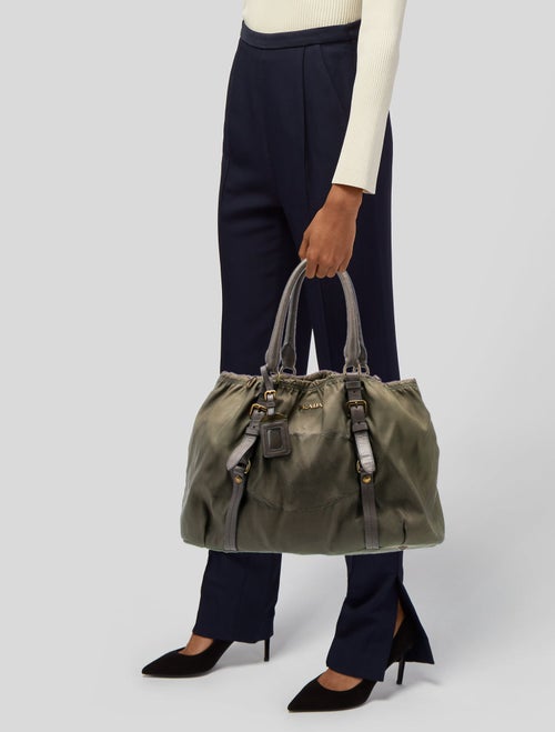 Prada Tessuto Nylon Top Handle Bag