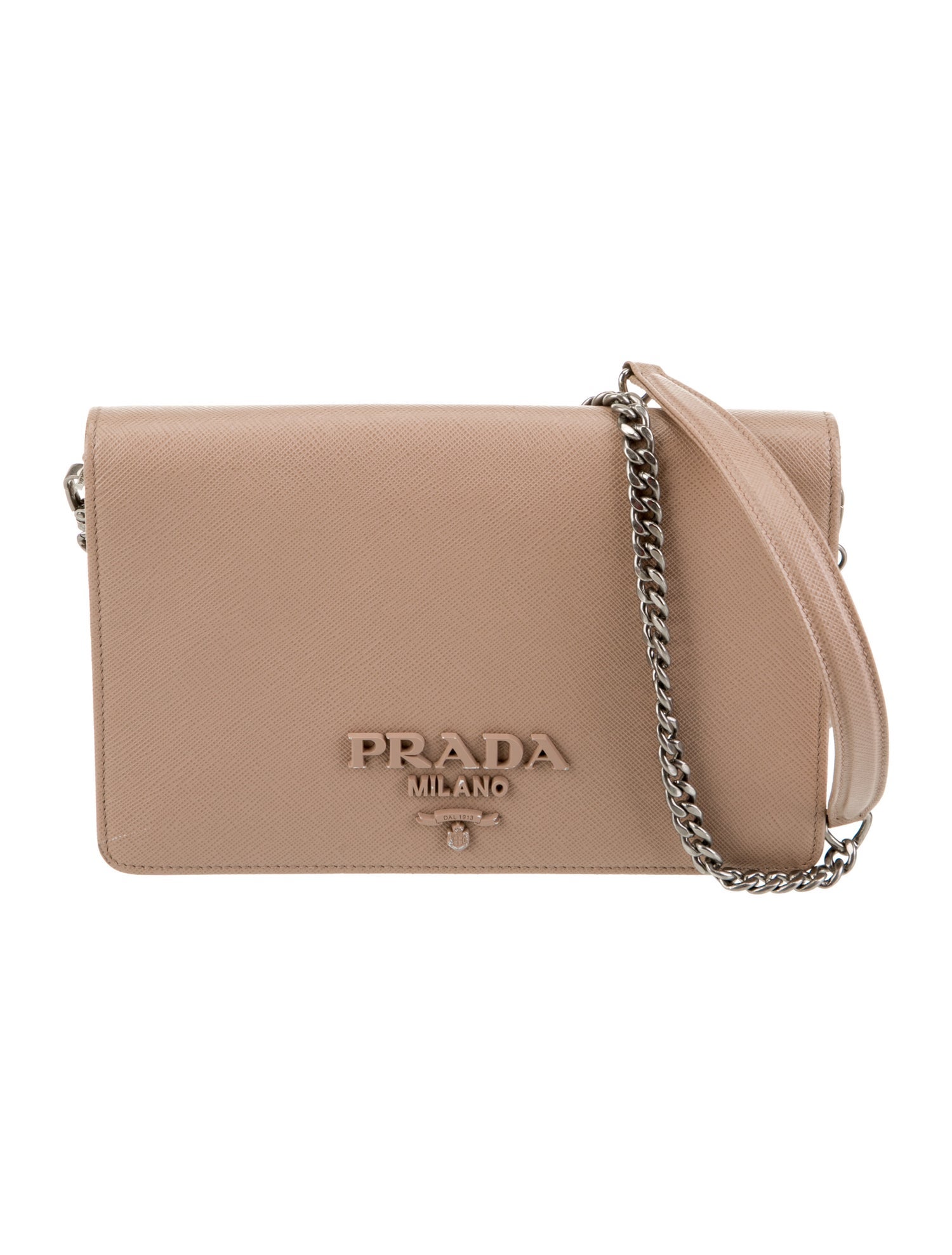 Prada Saffiano Leather Metal