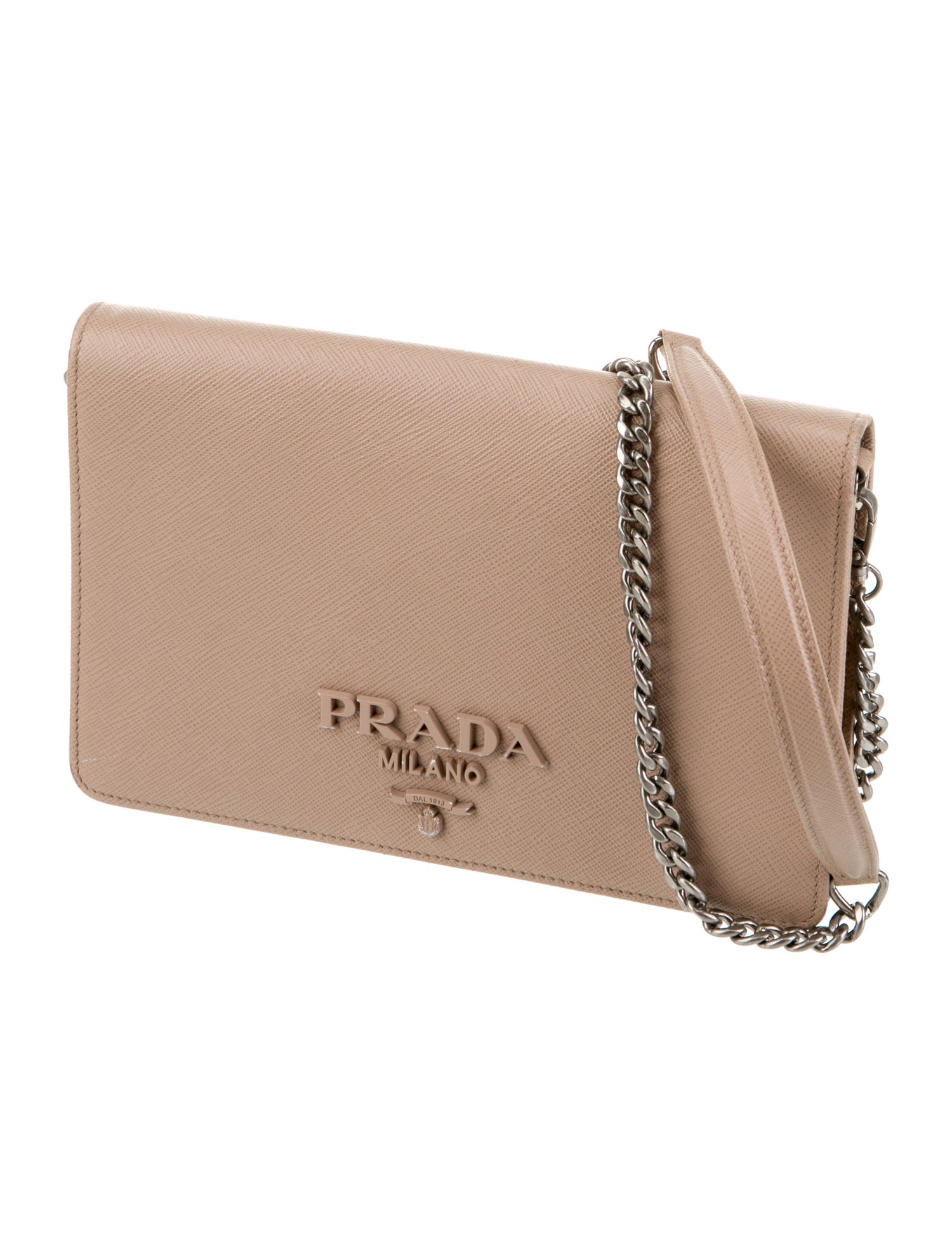 Prada Saffiano Leather Metal