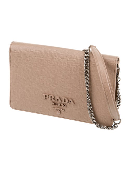 Prada Saffiano Leather Metal