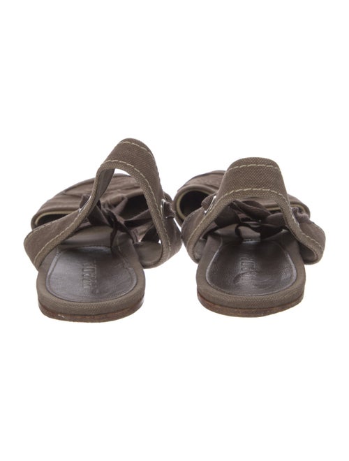 Prada Canvas Slingback Flats