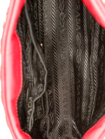 Prada Enameled Metal Triangle Grommet