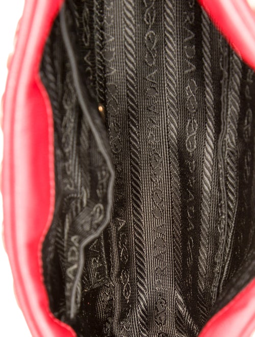 Prada Enameled Metal Triangle Grommet