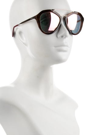 Prada Aviator Tinted Sunglasses
