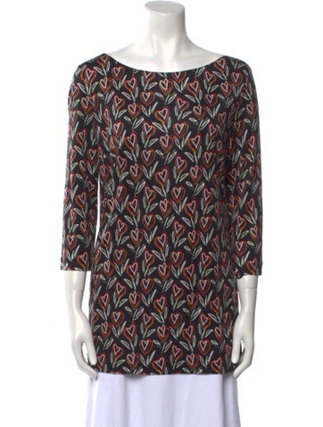 Prada Tops 2016 Silk Tunic Us10, It46 | L