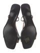 Prada Grosgrain Trim Slingback Sandals