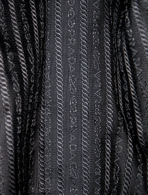 Prada Enameled Metal Triangle Top Handle Bag