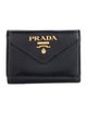 Prada Saffiano Metal Leather Wallet