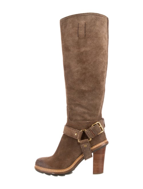 Prada Suede Riding Boots