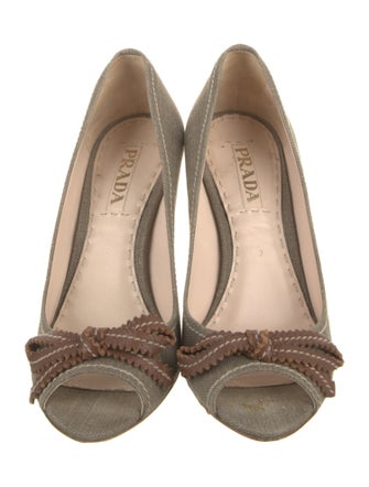 Prada Bow Accents Pumps