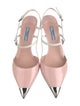 Prada Leather Slingback Pumps
