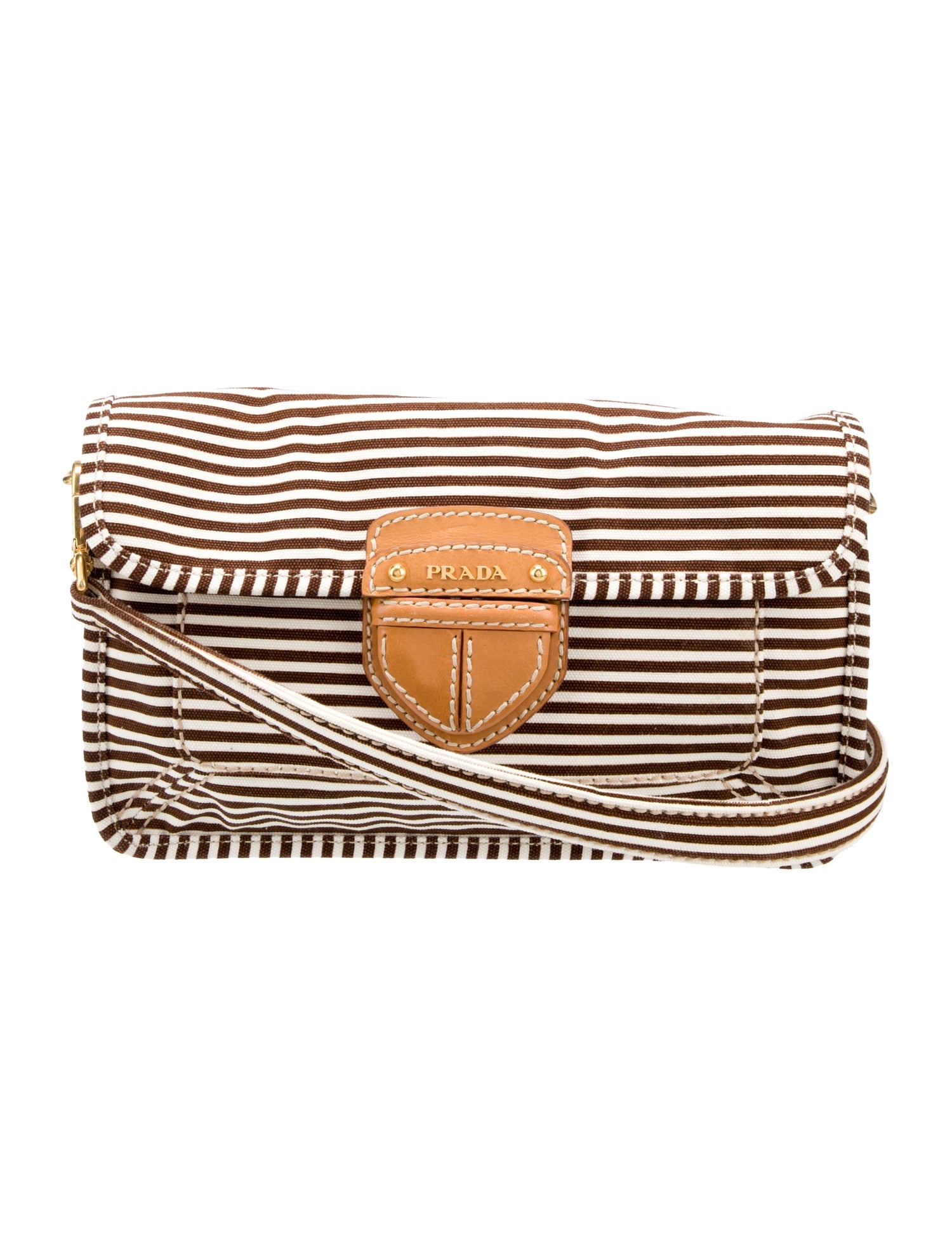 Prada Canvas Shoulder Bag