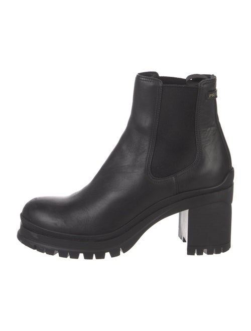 Prada Leather Chelsea Boots