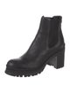 Prada Leather Chelsea Boots