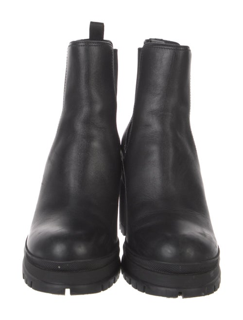 Prada Leather Chelsea Boots