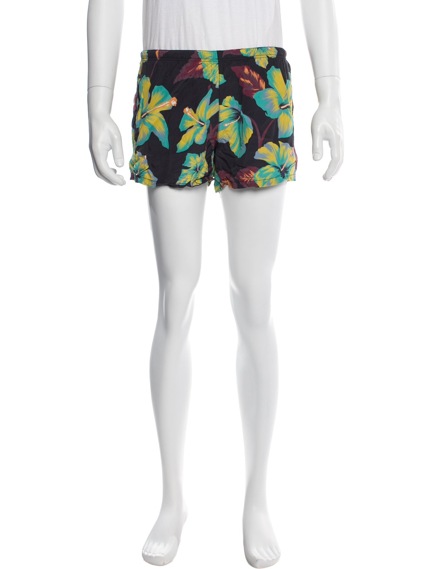 Prada 2018 Floral Print Swim Trunks