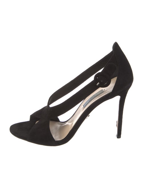 Prada Suede Slingback Sandals