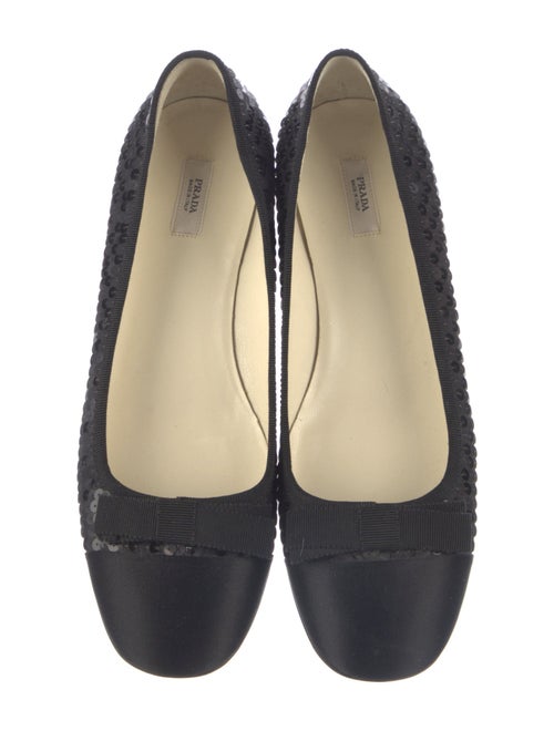 Prada Sequins Ballet Flats