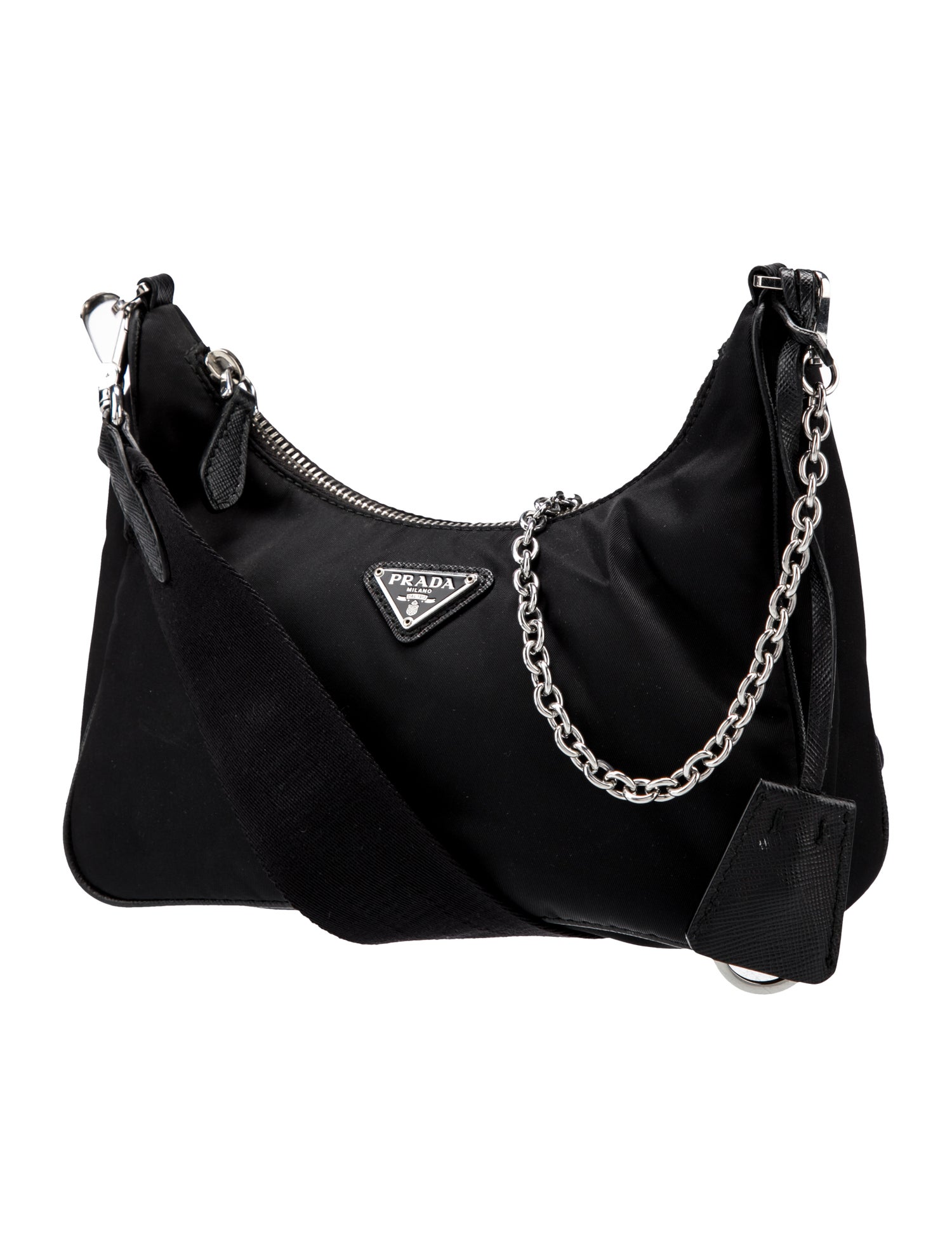 Prada Enameled Metal Triangle Re-Edition 2005