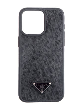 Prada Saffiano Leather iPhone 13 Pro Max Case