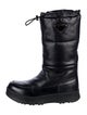 Prada Leather Combat Boots