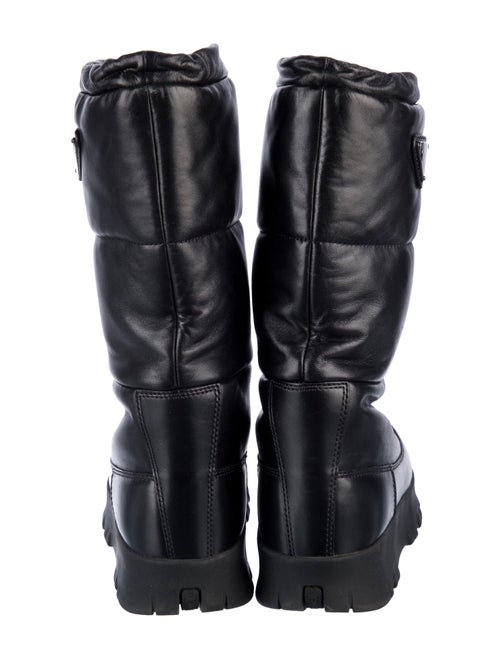 Prada Leather Combat Boots