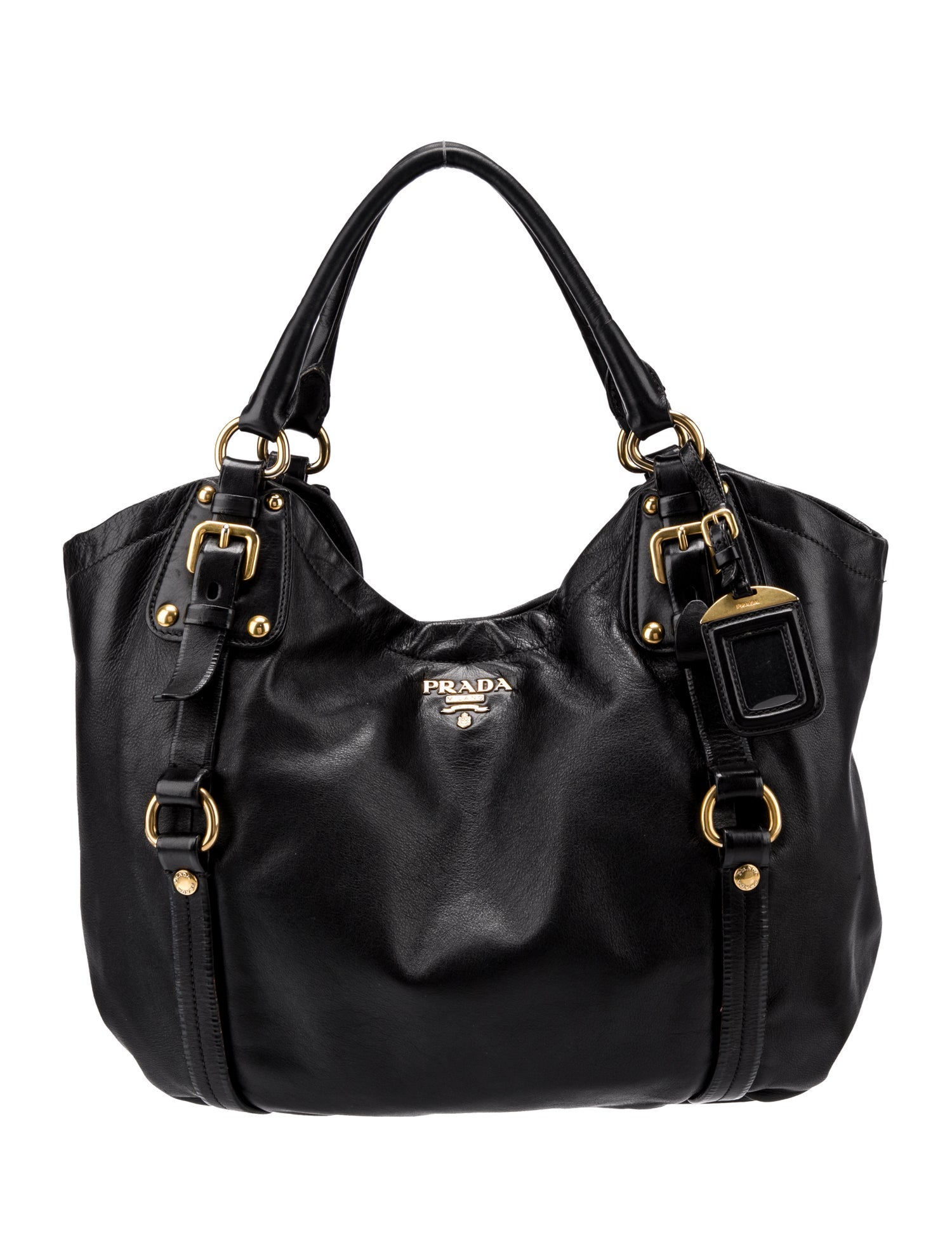 Prada Soft Calf Leather Hobo