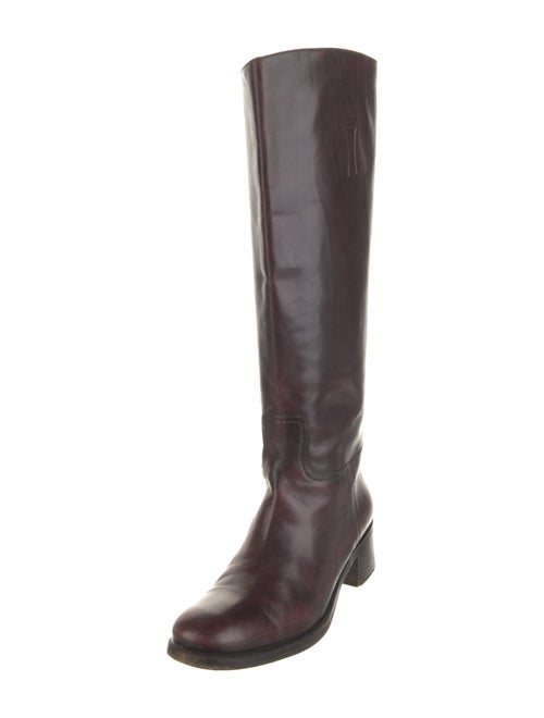 Prada Leather Riding Boots