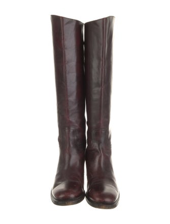 Prada Leather Riding Boots