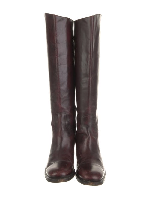 Prada Leather Riding Boots