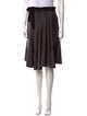 Prada Silk Knee-Length Skirt