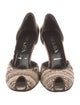 Prada Patterned D'Orsay Pumps