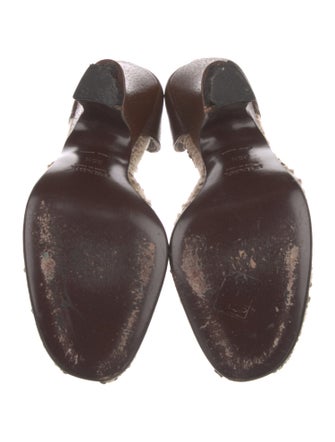 Prada Patterned D'Orsay Pumps