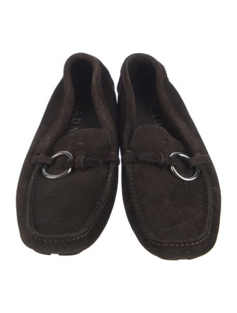 Prada Suede Loafers