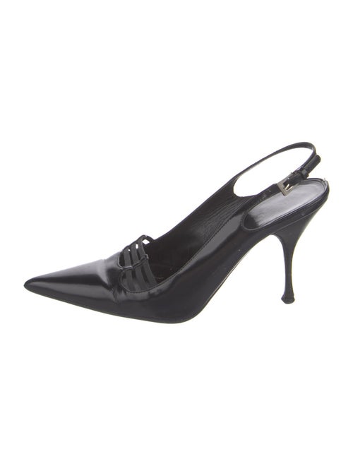 Prada Leather Slingback Pumps