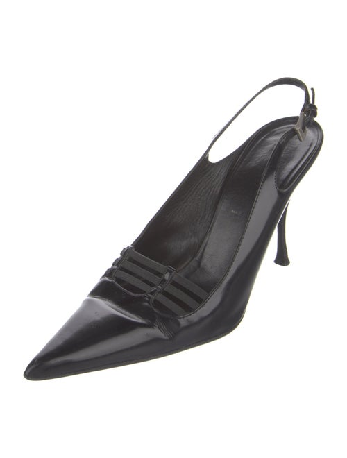 Prada Leather Slingback Pumps