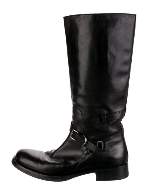 Prada Leather Riding Boots