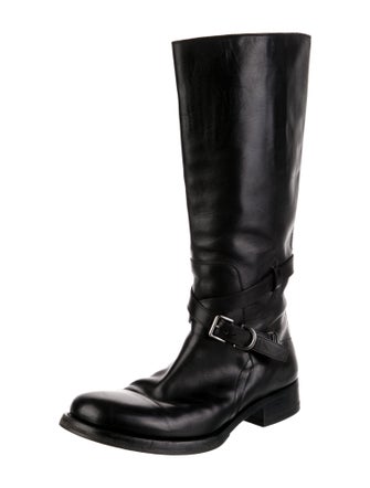 Prada Leather Riding Boots
