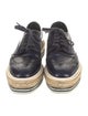 Prada Leather Lasercut Accents Oxfords