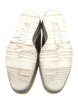 Prada Leather Lasercut Accents Oxfords