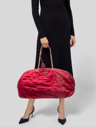 Prada Nylon Weekender Bag